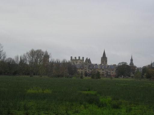 Kus Christ Church College z dálky/Christ Church College