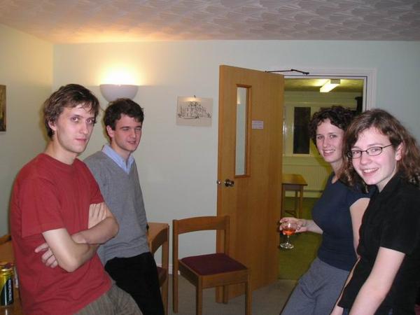 Zleva Christoph, Tom, Bethany a Ola