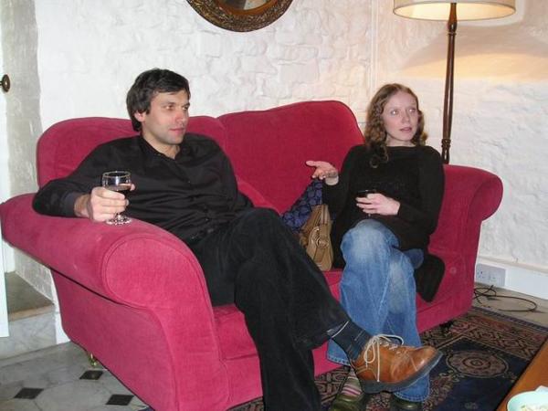 Zoša (moje spolupracovnice z knihovny) a její přítel Bartek/Zosia and her boy-friend Bartek