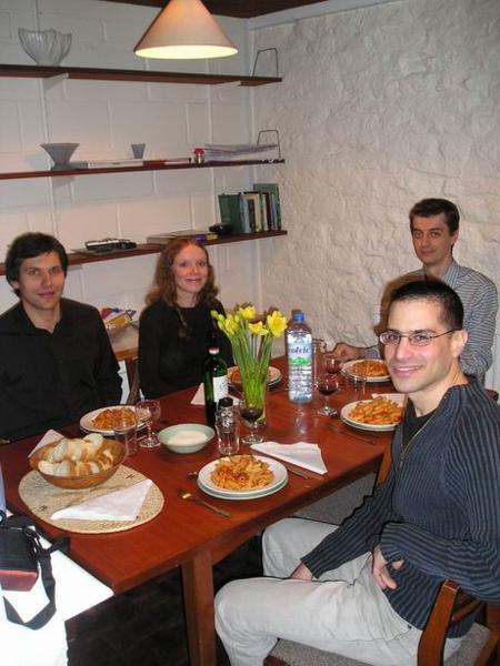 Hlavním chodem byly samozřejmě těstoviny/As a main course - pasta (but the real Italian one!)