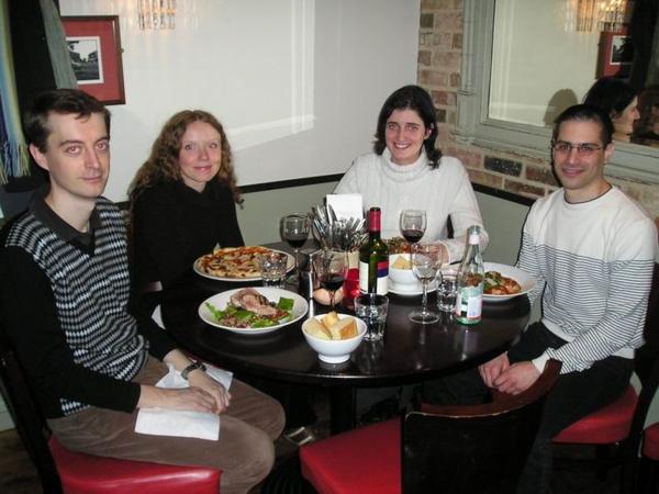 Rozlučková večeře pro Sergia/Sergio is going home to Italy