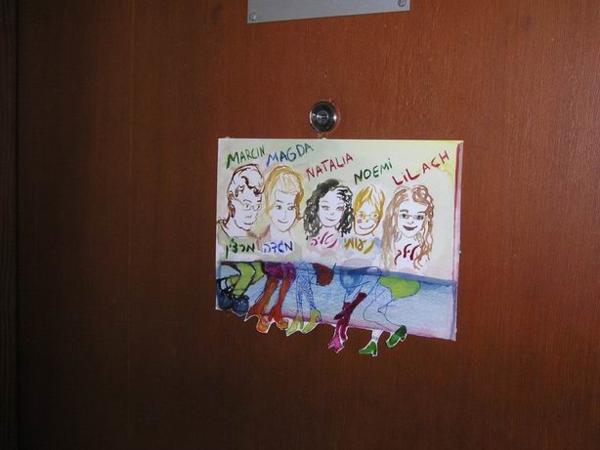 Natáliini spolubydlící/Natalia's flatmates