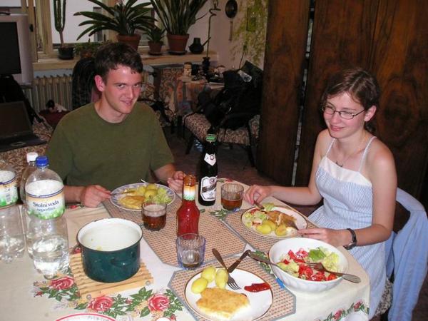 Smažák/Fried cheese, the best dish in the world (even Ola with her fear of diary products asked for a second piece)