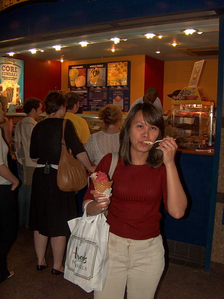 Stopping at Haagendazs:-)