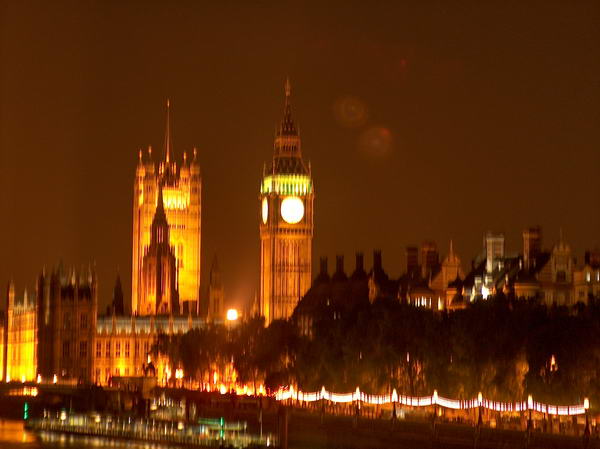 Big Ben at night