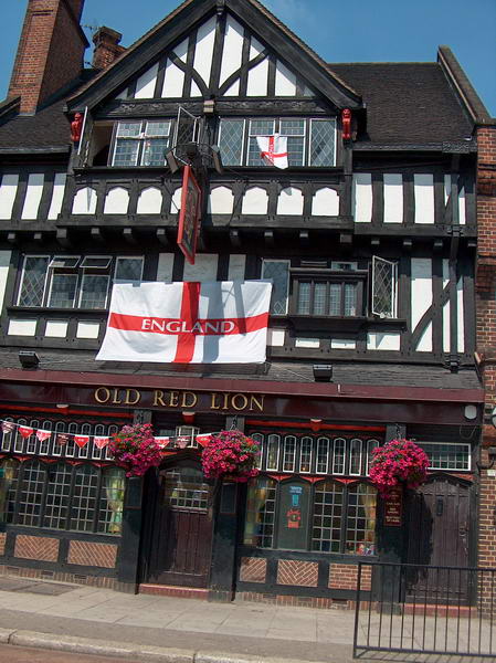 It's FIFA worldcup and the English take it seriously;-) (Czechs are still in too, but we're gonna lose tonight to Ghana;-)