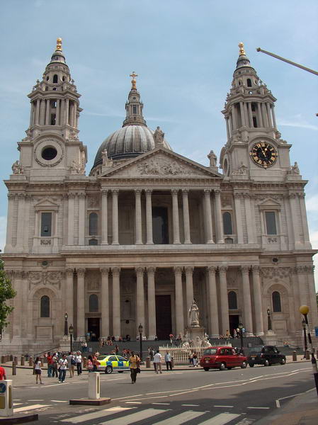 First we went to St. Paul's cathedral