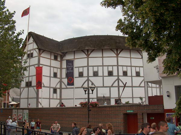Shakespeare's Globe Theatre - reconstruction of original Shakespeare's theatre that burnt down.