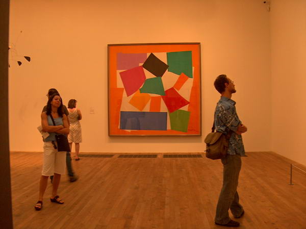 Ahem, this is also modern art (though it does look like my kindergarten era paintings)