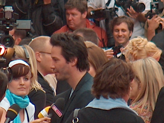 Oh, not for us, it's for Keanu Reeves...