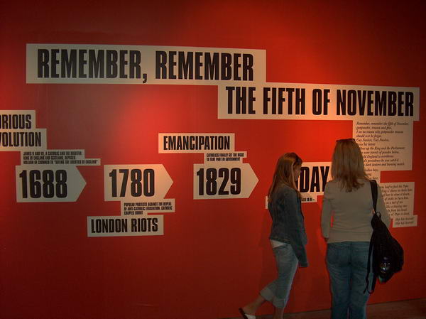 Remember, remember, the fifth of November...