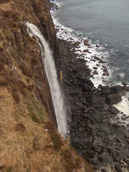 Next day morning we drove around the island to Kilt Rock Waterfall
