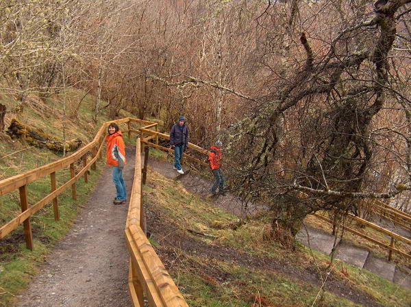 Paved path to the...