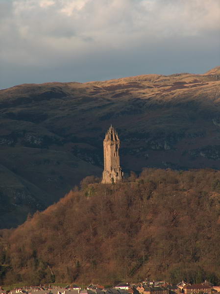 Memorial of William Wallace - the Scottish hero fighting against English opression (you know him from Brave Heart by Mel Gibson)