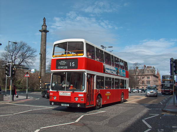 Doubledeckers in Edinburgh