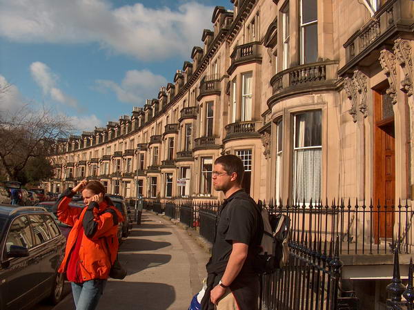 Curved street (so beautiful that we parked the car there)