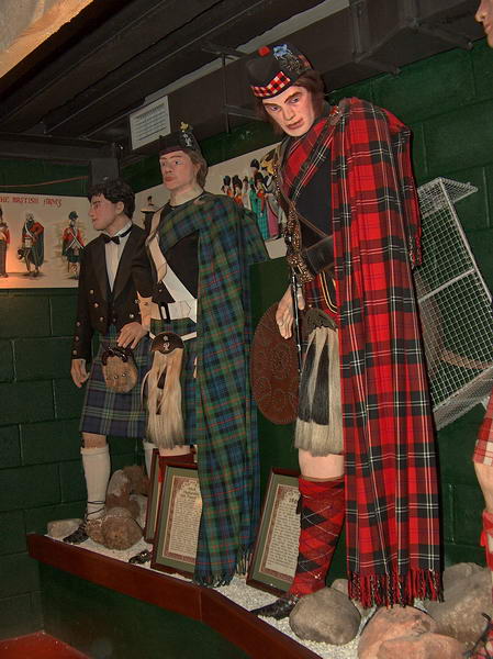 Tourist Tartan manufacture. Each clan had their own pattern