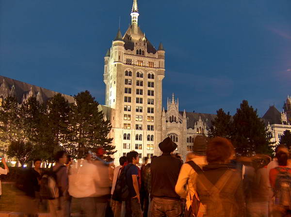 Centrála SUNY (State University of New York), která má po celém státě 65 kampusů - zde se to vše koordinuje