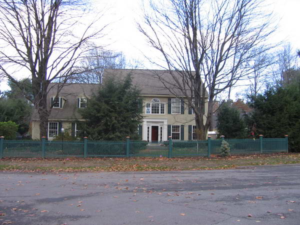 Tohle je dům Bryana a Janet u kterých jsem dočasně bydlel v Delmaru, obce poblíž Albany