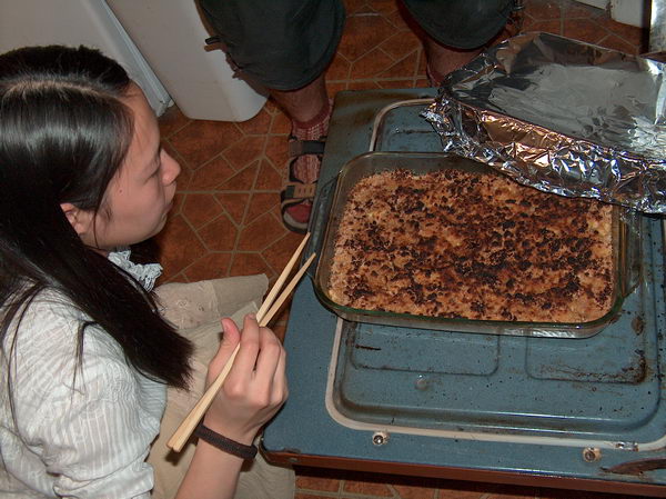 Are you sure chopsticks are the right tools for this?