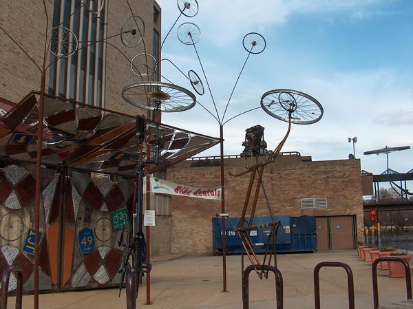 Dekorace na cyklistické téma