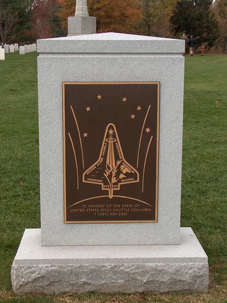 Pomník astronautům z Columbie