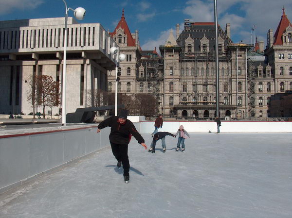 Pokus o holubičku, no asi to krasobruslení nebudu moc pokoušet...