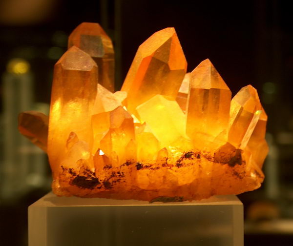 Citrine crystals