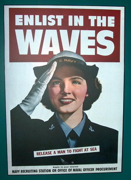 Women, enlist and release a man to fight at sea