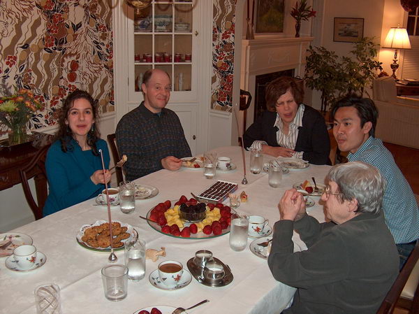 Visit at Chicagoan families, we (Silvia, Tuan and Ondrej) went to Don and Sandy Rubovits and had a pleasant evening