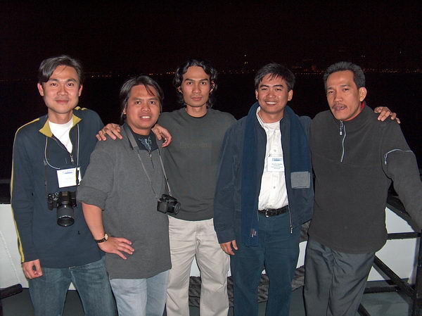 South-East Asian section (Tuan, Antonio, Taufik, Tufel, Refliani)