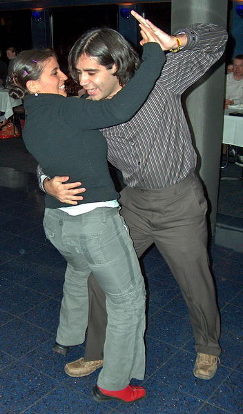 Valentino and Catalina dancing merengue (if I remember correctly?)