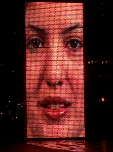 Faces in Millenium Park