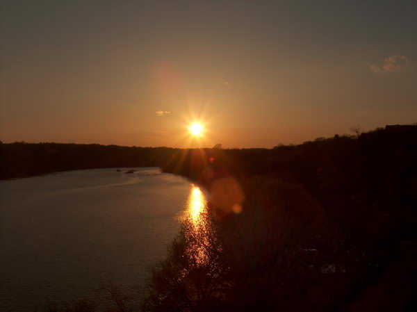 Západ slunce nad Potomacem
