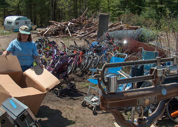 Tak tohle všechno tam máme narvat? Kola se nakonec nevešla... Příště snad...