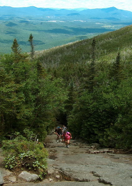 ...but after a while the ascent changed to a quite steep rock
