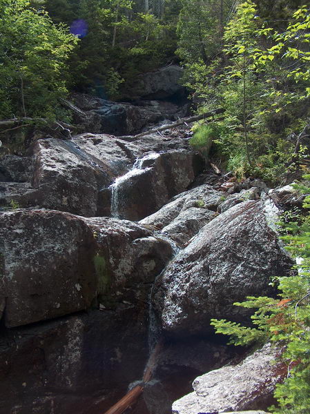 Small waterfall on the way back