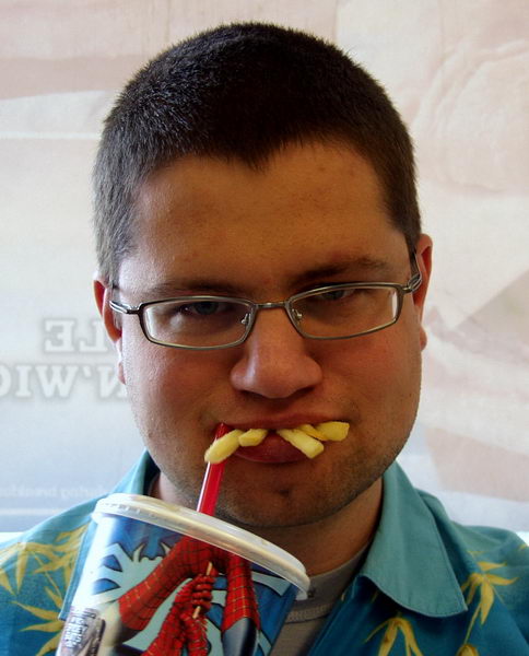 After a long day, an American dinner comes handy;-)