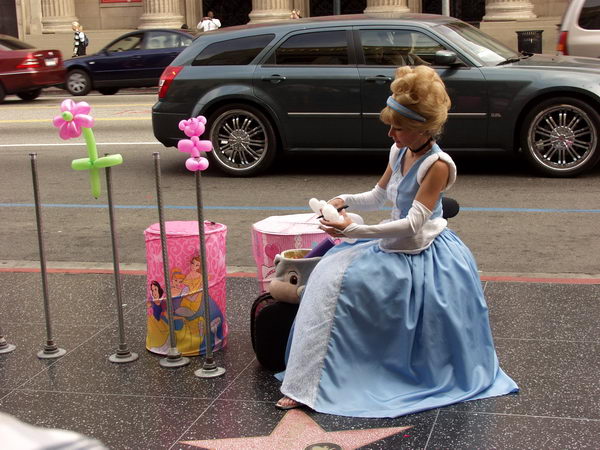 Cinderella making balloon-animals