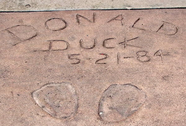Donald Duck was here exactly 23 years ago - Today is May 21 too!