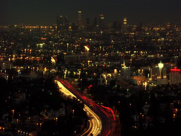 Nightshot of LA