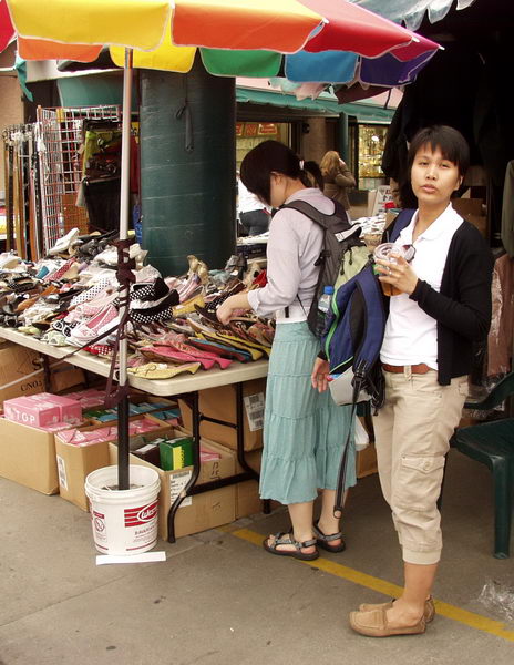 It's not much different from Vietnamese market in Prague...