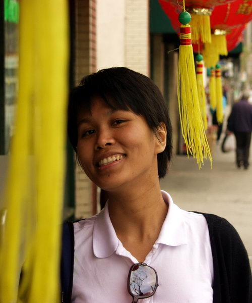 You have to slalom among them