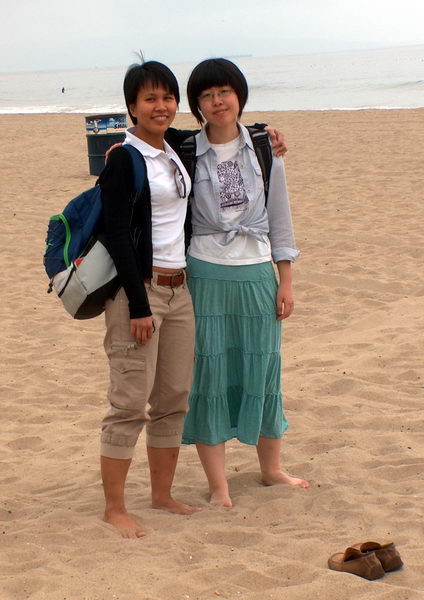 At the beach: you can do many things here, like...