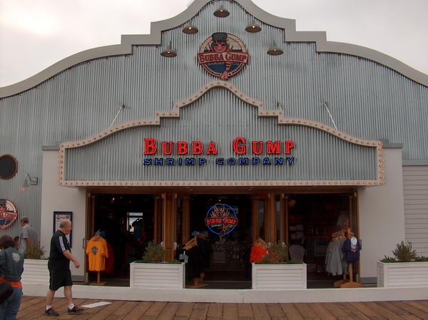Bubba Gump shrimp company - established only after the movie Forrest Gump to capitalize on its success