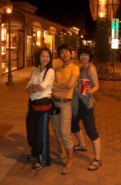 Girls hitting the town