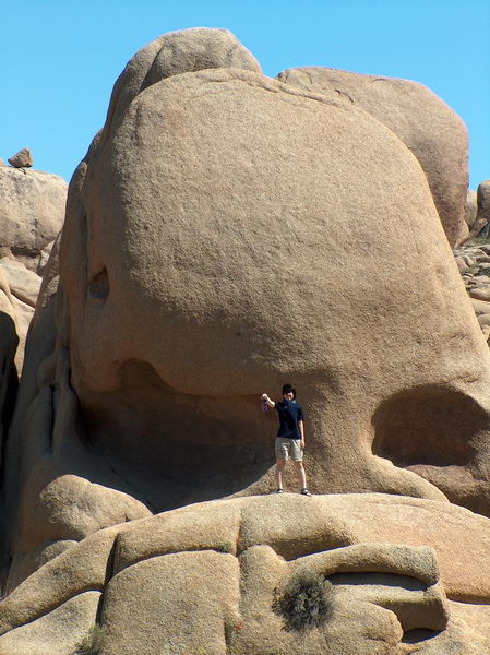 The Skull Rock - looks like skull but only from afar