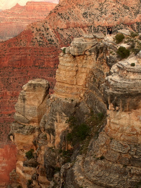 There are tiny dots on the top of that rock - those are people