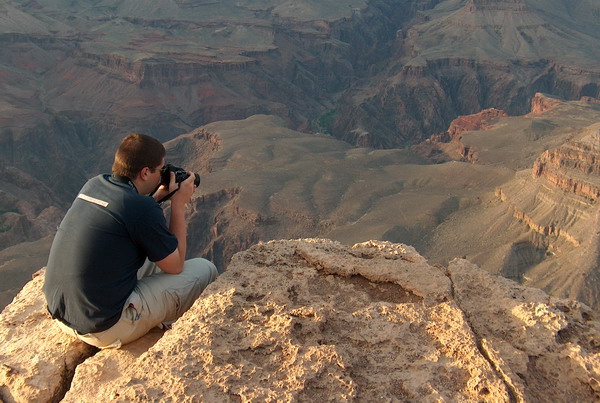 Taking pictures of the fascinating depths