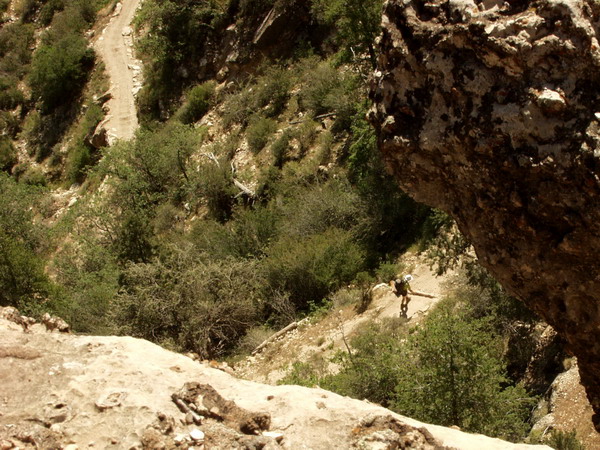 These guys decided to descend into the Canyon, which is a very strenuous hike. We didn't have enough time and courage...